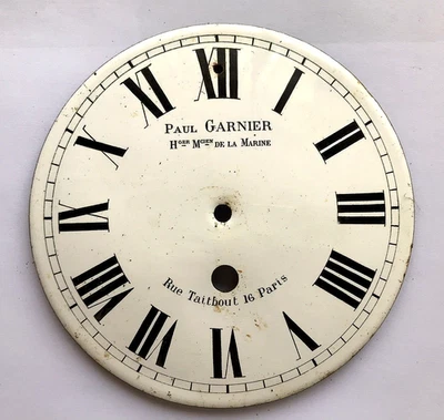 PAUL GARNIER MARINE WATCHMASTER clock regulator clock station clock 16 CM - Image 1 of 4