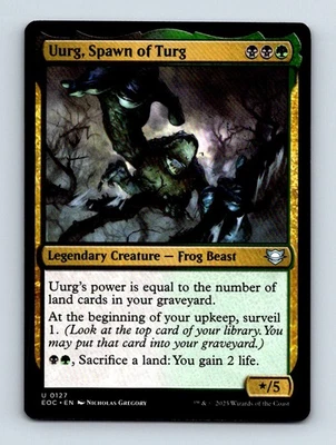 #127 2025 Edge of Eternities Commander Uurg, Spawn of Turg Uncommon - Image 1 of 2