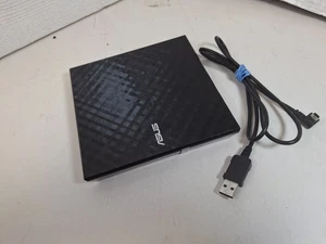 ASUS SDRW-08D2S- External Slim DVD-RW DVD Writer USB Powered  Tested & Working - Picture 1 of 7
