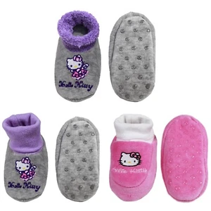 Infants Toddler Soft Warm Plush Cozy Fuzzy Cartoon Animal Slippers Booties Socks - Picture 1 of 1