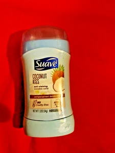 4  PACK SUAVE COCONUT KISS INVISIBLE SOLID ANTI PERSPIRANT 48H PROTECTION - Picture 1 of 3