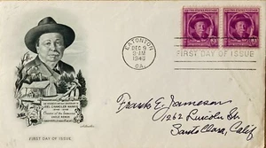 FDC~1948 JOEL CHANDLER HARRIS, CREATOR OF UNCLE REMUS. EATONTON, GA. - Picture 1 of 1