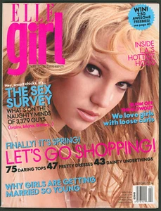 ELLE Girl Magazine April 2004 Britney Spears Cover ~ Complete Magazine - Picture 1 of 2