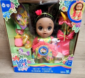 Baby Alive Once Upon a Baby: FOREST TALES MIA Pelo Negro NUEVO en CAJA - Imagen 1 de 6
