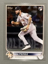 2022 Topps Update JOE PEREZ Clear Acetate 10/10  Rookie Card RC Astros US234
