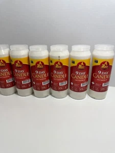 6 CONFEZIONI Ner Mitzvah 9 Day Yartzeit Candle -Kosher Yartzeit Memorial Yom Kippur - Foto 1 di 3