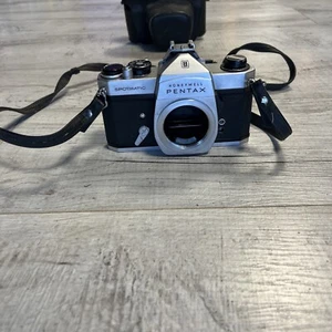 Vintage Honeywell Pentax Spotmatic With Case And Strap, See Pictures! Works! - Picture 1 of 16