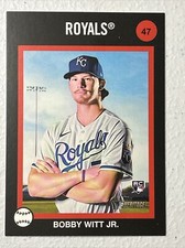 2022 Topps Heritage Bobby Witt Jr Rookie Card #47 SSP RARE!!!!!!🚨🚨