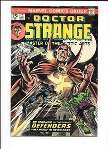 Doctor Strange #2 FRANK BRUNNER COVER/ART! Marvel 1974 Defenders App! VG/Fn 5.0 - Picture 1 of 2