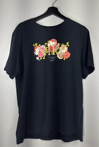 Nike Dri-Fit Elite Flowers T-shirt Men Size L Black - Picture 1 of 5