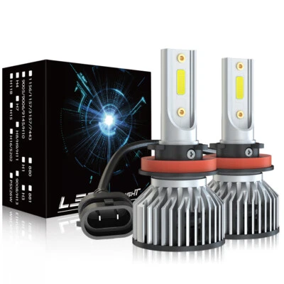 For Volvo VNL VNM 630 670 730 780 2X H11 6000K COB LED Headlight Low Beam Bulbs - Image 1 of 4