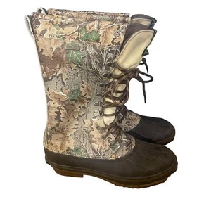 Wolverine Men's Size 10 Camo Waterproof Rubber Duck Outdoor Hunting Boots - Picture 1 of 10