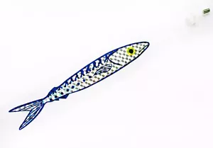 TIRA MYLAR TEASER Tira de repuesto ""7 peces"" cebo a presión giratoria - azul - Imagen 1 de 2