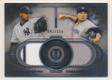 2019 Topps Tribute Dual Player Relics #DRST Masahiro Tanaka Luis Severino /150