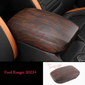 Protector de guante de cubierta de reposabrazos de coche para Ford Ranger 2023-2024 grano de madera - Imagen 1 de 8