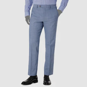 Lauren Ralph Lauren Men's Blue Wool Classic Straight-Leg Dress Pants 36W-32L - Picture 1 of 5