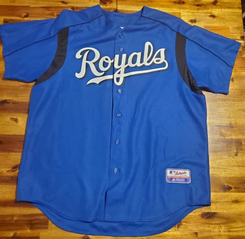 Kansas City Royals George Brett #5 Russell Authentic MLB Baseball Jersey *READ* Cover