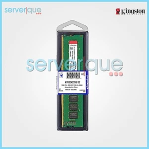 KVR32N22D8/32 Kingston 32GB PC4-25600 DDR4-3200MHz CL22 Non-ECC Dual Rank Memory - Picture 1 of 3