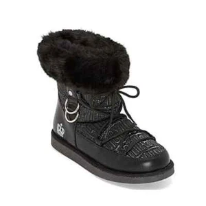 Juicy Couture Kissme Damen-Winterstiefel mit flachem Absatz Größe 9,5 neu im Karton - Bild 1 von 4