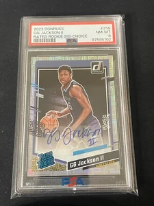 2023 Donruss GG Jackson II #258 Rated Rookie Auto Signature Choice RC PSA 8 - Picture 1 of 2