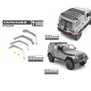 Plastic Wheel Eyebrows Wheel Board Protector for CAPO CUB2 1/18 RC CAR PART - Picture 1 of 4