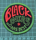 Vintage Black Lovers Are Best Badge Patch Sex Scouts Guides Sew On Camp Blanket