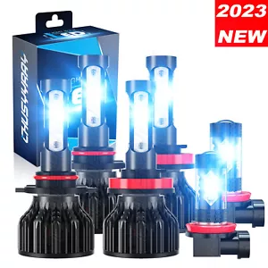 For Lexus ES350 ES300h 2013-2015 Blue LED Headlight Hi/Low Fog Light Bulbs Combo - Picture 1 of 24