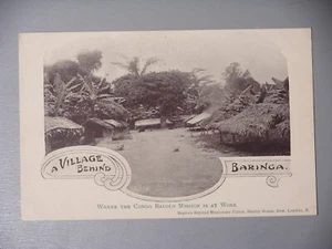 Congo Village Baringa - Regions Beyond Missionary Union Postcard - Picture 1 of 3