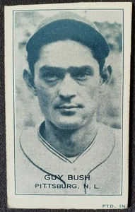 1935 Guy Bush Pittsburgh Pirates Exhibits MLB Cut Card - Picture 1 of 5