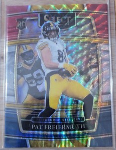 Pat Freiermuth 2021 Panini Select Tri-Color Prizm Rookie RC Concourse #69/249