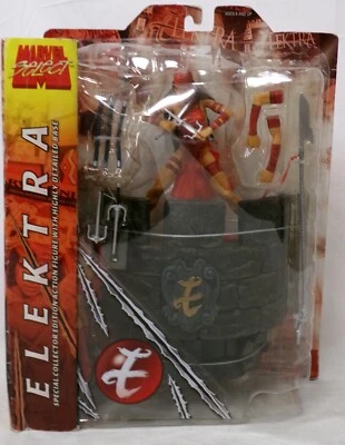 Figura Diamond Select DST Marvel Select Elektra 7" nueva en paquete Foto 1 de 4