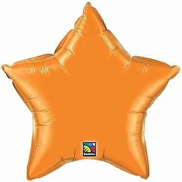Lámina en forma de estrella de 20" Mylar Qualatex colores lisos fiesta globo eventos decoraciones Foto 1 de 1
