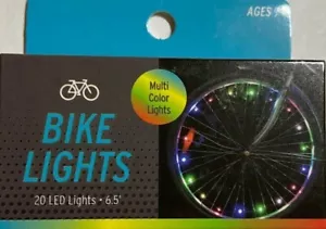 Bike Lights For Rims or TOYS OR ?? 20 Multi Color LED 6.5 Inch Lights NEW IN BOX - Picture 1 of 1
