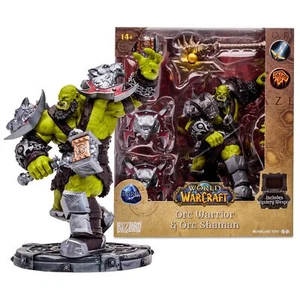 McFarlane Toys - World of Warcraft Orc: Warrior/Shaman (Rare) 1:12 Scale Posed - Picture 1 of 9