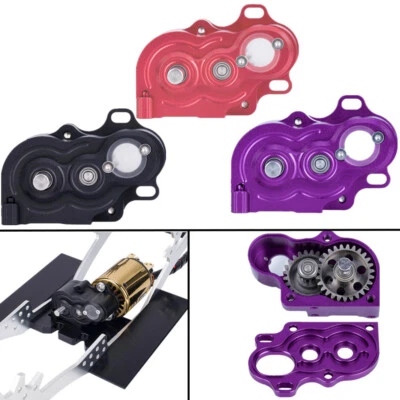 LCG Gearbox Overdrive Transfer Case For 1/10 RC Crawler Car SCX10 II Capra TRX4 - Image 1 of 4