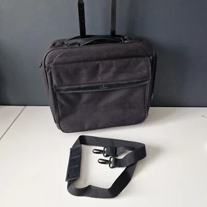 Samsonite Laptop Bag Suitcase On Wheels With Retractable Handle - Black - Used - Picture 1 of 15