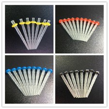 Dental Fiber Post Quartz Glass Screw Thread Straight 1.0mm-1.8mm 65% Fiber Oral