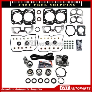 Head Gasket Set Timing Belt Water Pump Fits SUBARU SAAB LEGACY 2.5L SOHC EJ25 - Picture 1 of 4