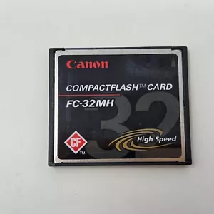 CANON COMPACT FLASH DIGITAL CAMERA MEMORY CARD FC-32MH HIGH SPEED OEM GENUINE - Picture 1 of 2