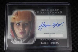 2020 Topps Star Wars Masterwork AUTO CARD Hermione Corfield as Tallie Lintra - Picture 1 of 1