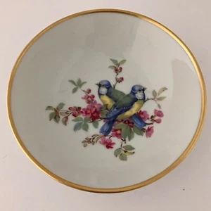 Vintage Kaiser Germany Porcelain Blue Birds Berry Bowl 5” - Picture 1 of 7
