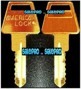 USA AMERICAN LOCK ORIGINAL 6 PINS #R NEW BLANK KEY WHOLESALE BRAND NEW - Picture 1 of 2
