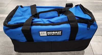 New Kobalt 19"x8"x10" 24V Max Canvas Contractor Tool Bag - Image 1 of 4