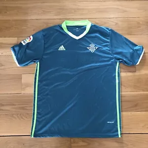 REAL BETIS SPAIN 20162017 AWAY FOOTBALL SOCCER SHIRT JERSEY ADIDAS XL GC - Picture 1 of 15