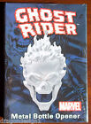 GHOST RIDER FLAMING SKULL METAL BOTTLE OPENER. 3 INCHES. NEW IN BOX. MARVEL