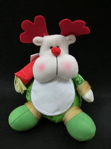PUPAZZO PELUCHE RENNA DMC DA RICAMARE A PUNTO CROCE DECORAZIONE NATALIZIA NATALE - Picture 1 of 1
