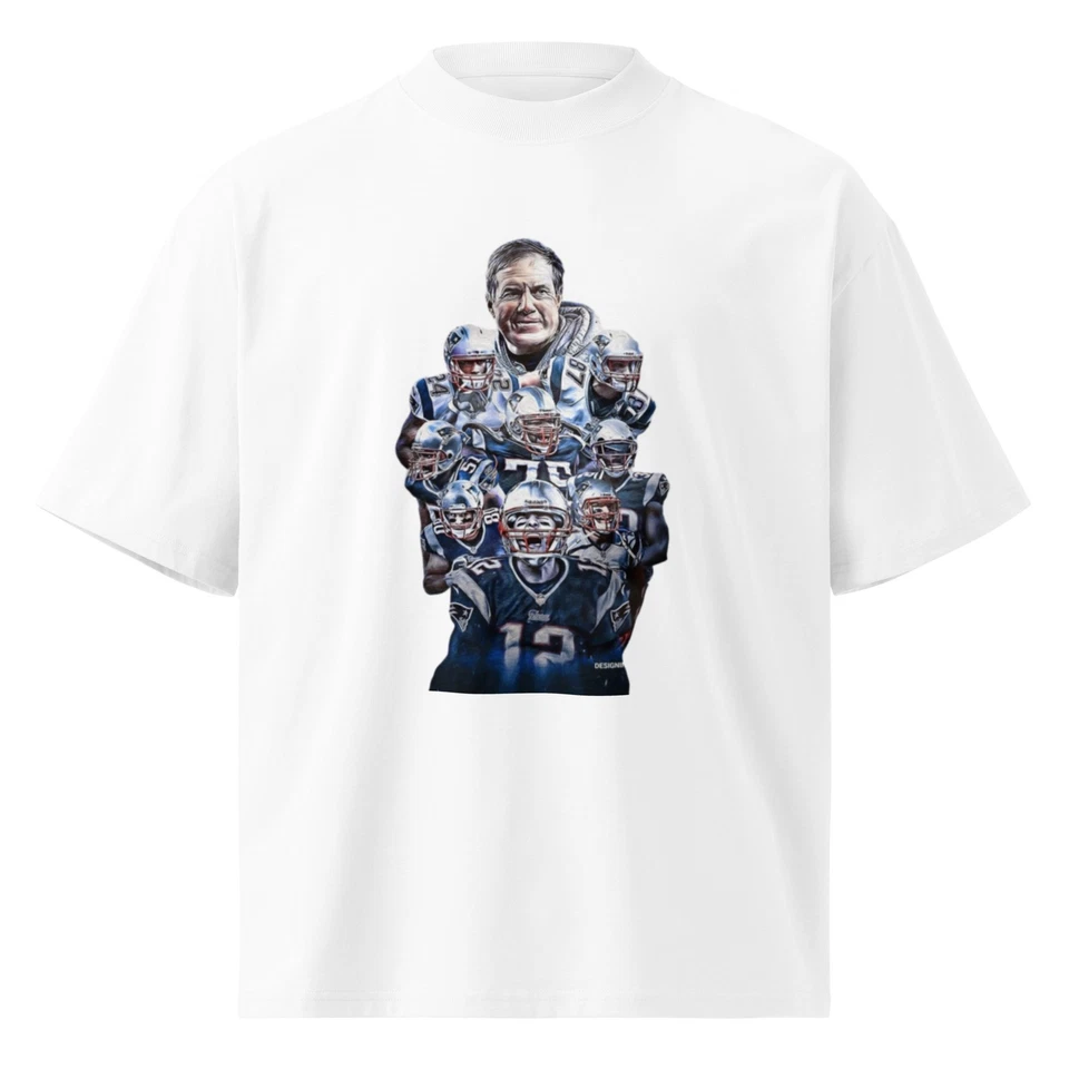 Camiseta Unisex Orgánica Oversize Cuello Alto Foto 1 de 1