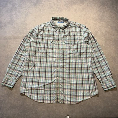 Southern Tide Shirt Mens XXL Vented Fishing Skipjack Plaid Button Down Nylon - Image 1 of 4