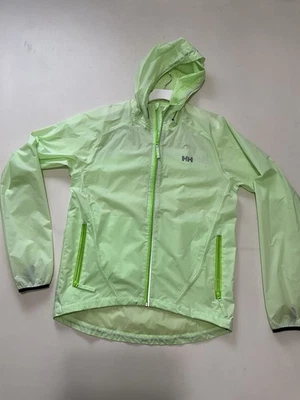 Chaqueta cortavientos ligera para hombre Helly Hansen verde neón talla L Foto 1 de 4