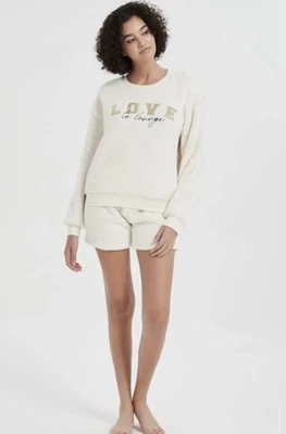 Brand New Linea Love Short Teddy Lounge Set Women’s 20-22 UK - Image 1 of 4